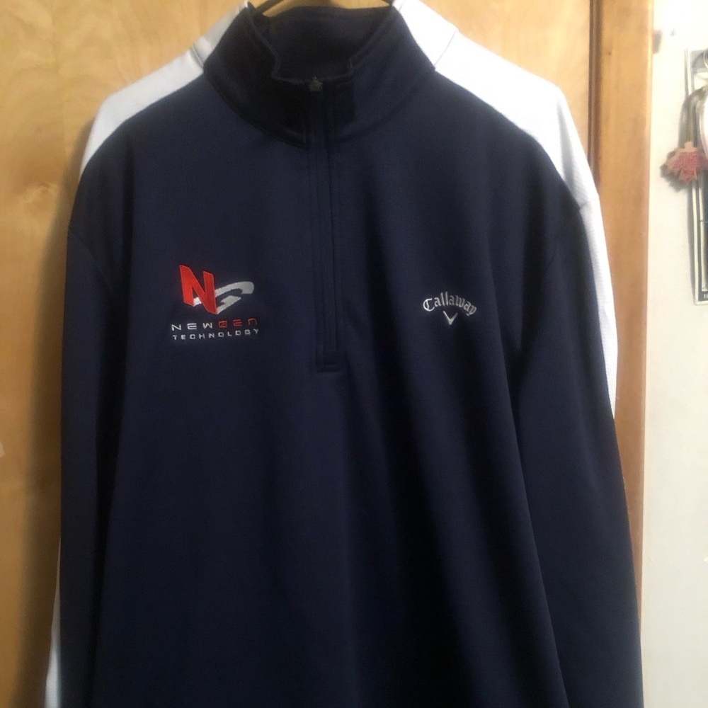 Calloway golf long sleeve 1/4 zip pullover shirt
